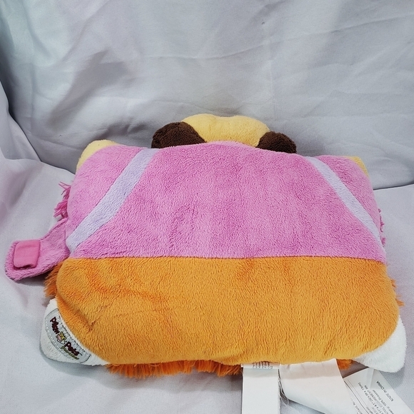 Pillow Pets Pee Wees Dora The Explorer & Map Plush Pillow 2011 12 x 14 Inches - Picture 6 of 10